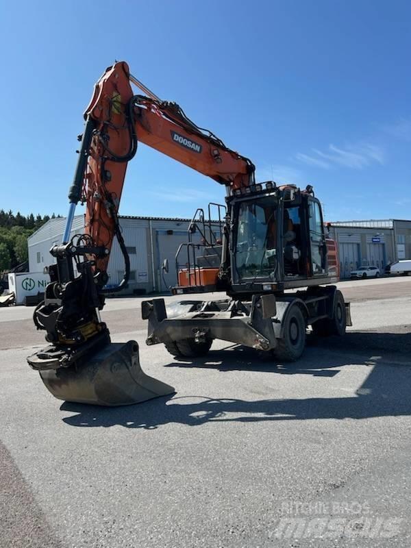 Doosan DX 160 w-5 Wielgraafmachines