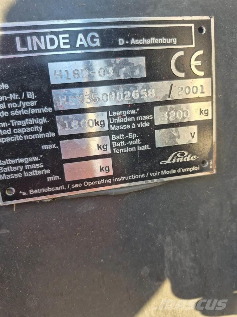 Linde h18D-03 Diesel heftrucks