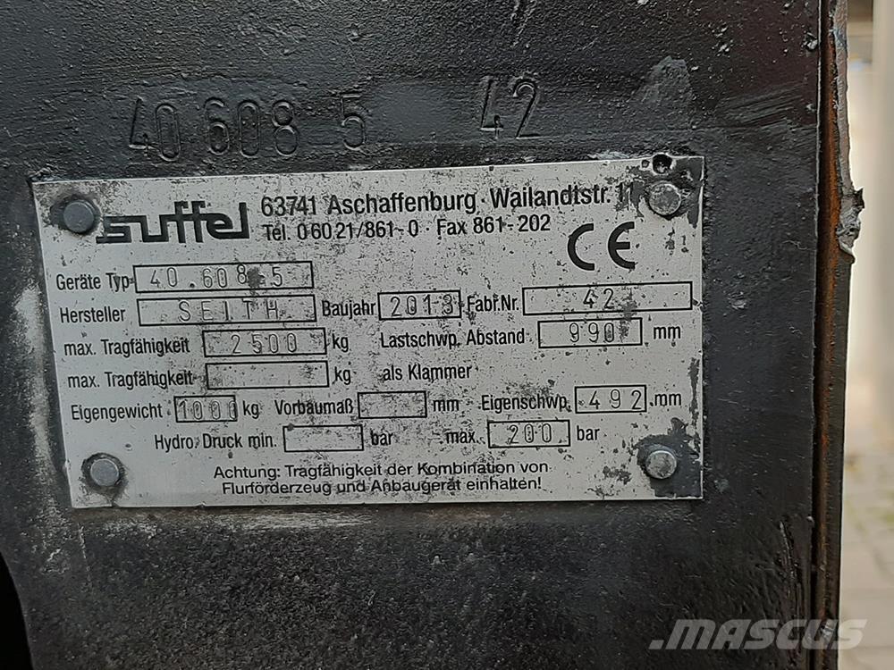 Seith 40.608-5 Overige gebruikte aanbouwapparatuur en componenten