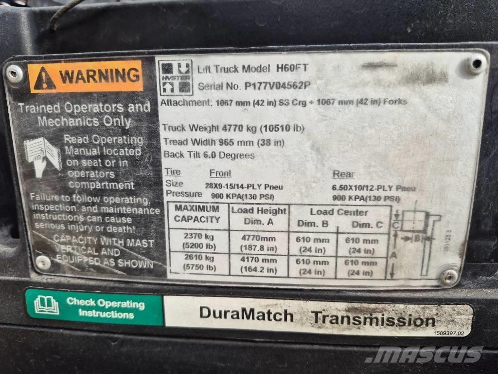 Hyster H 60 FT Heftrucks overige