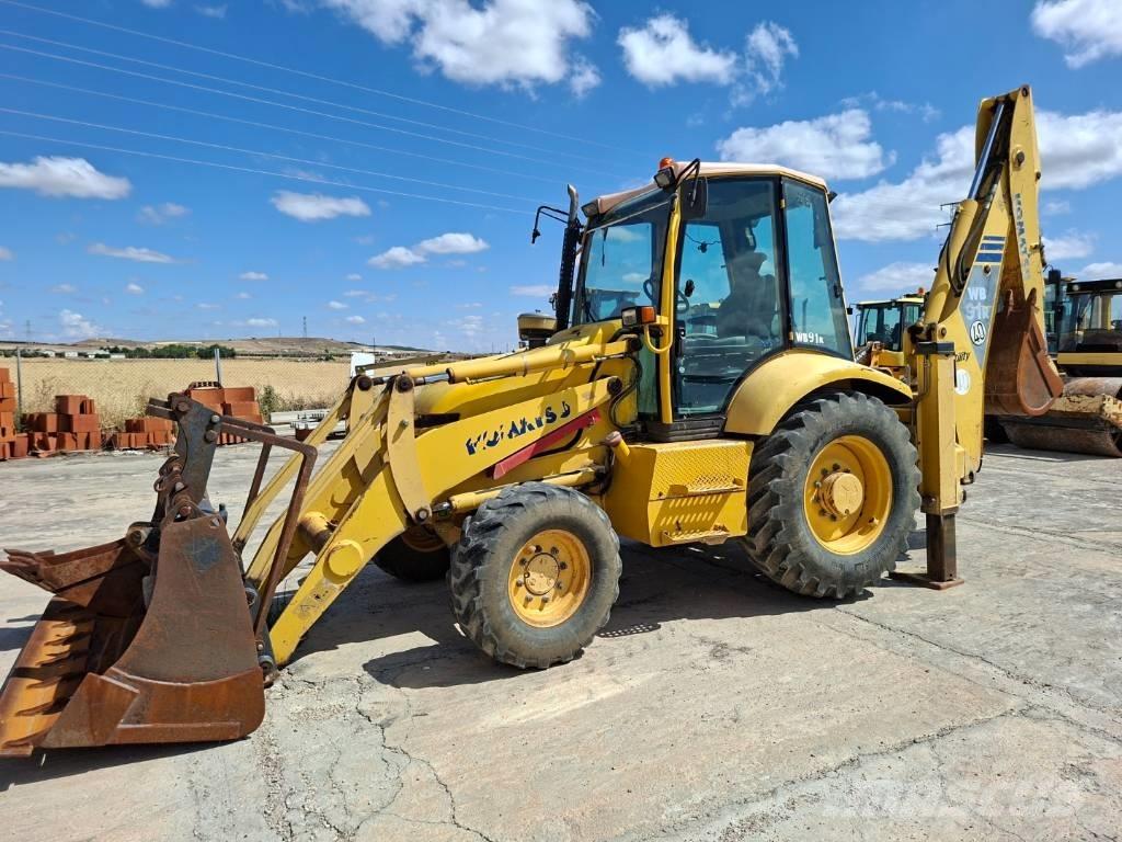 Komatsu WB 91 R Graaf-laadcombinaties