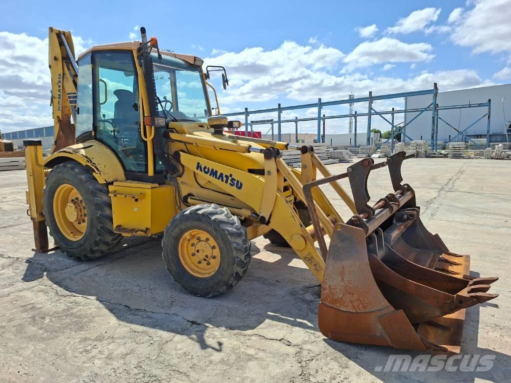 Komatsu WB 91 R Graaf-laadcombinaties