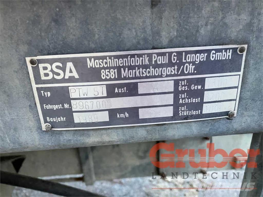 BSA PTW 5 T Mesttank