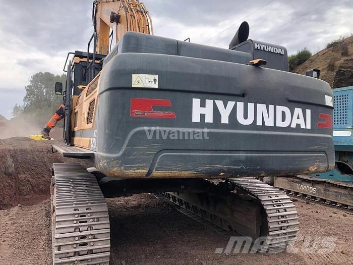 Hyundai HX520L Rupsgraafmachines