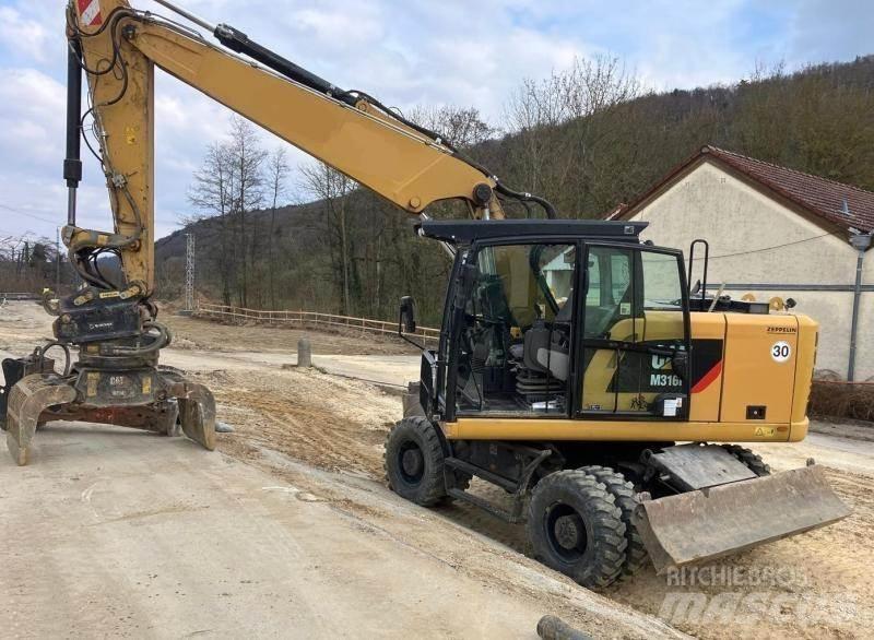 CAT M316F Wielgraafmachines