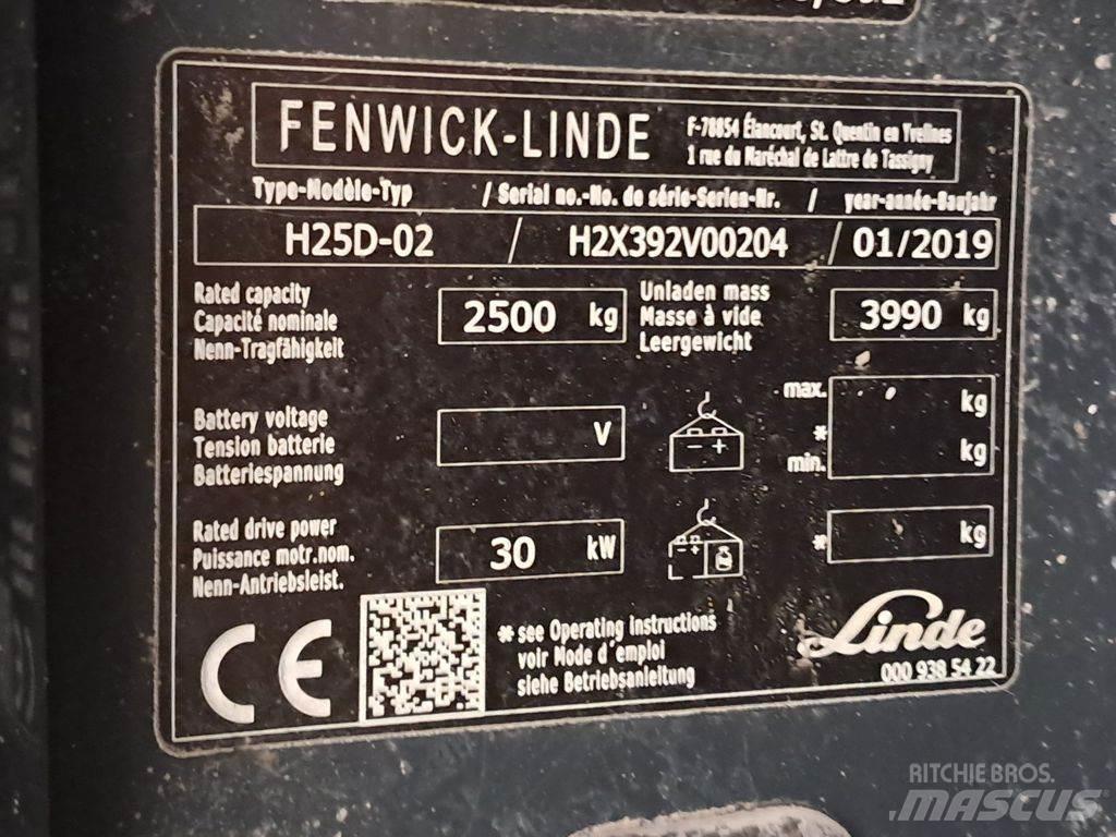 Linde H25D-02 Diesel heftrucks