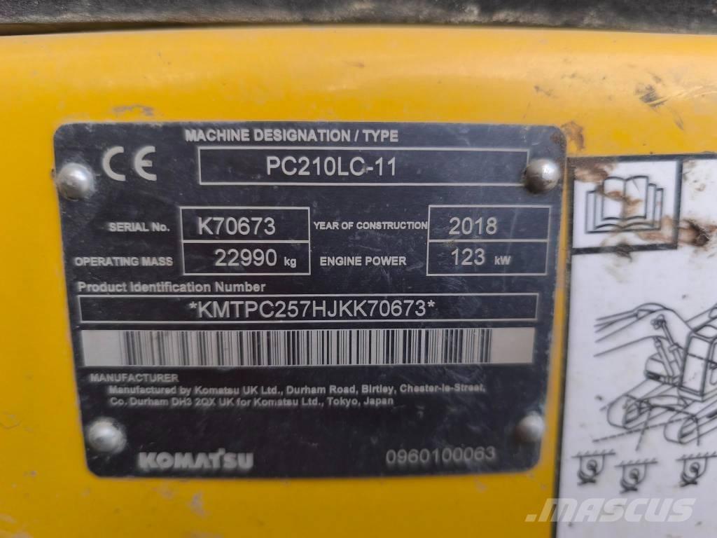 Komatsu PC 210 LC-11 Rupsgraafmachines
