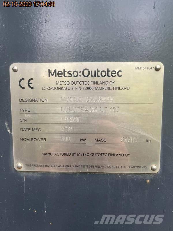 Metso LT120 Vergruizers