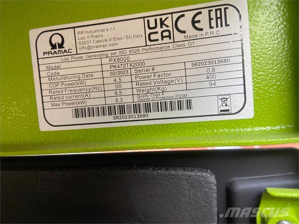 Pramac PX 8000 Overige generatoren