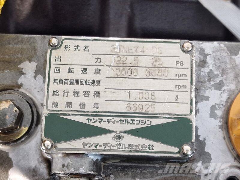 Yanmar 3TNE74-DG Motoren