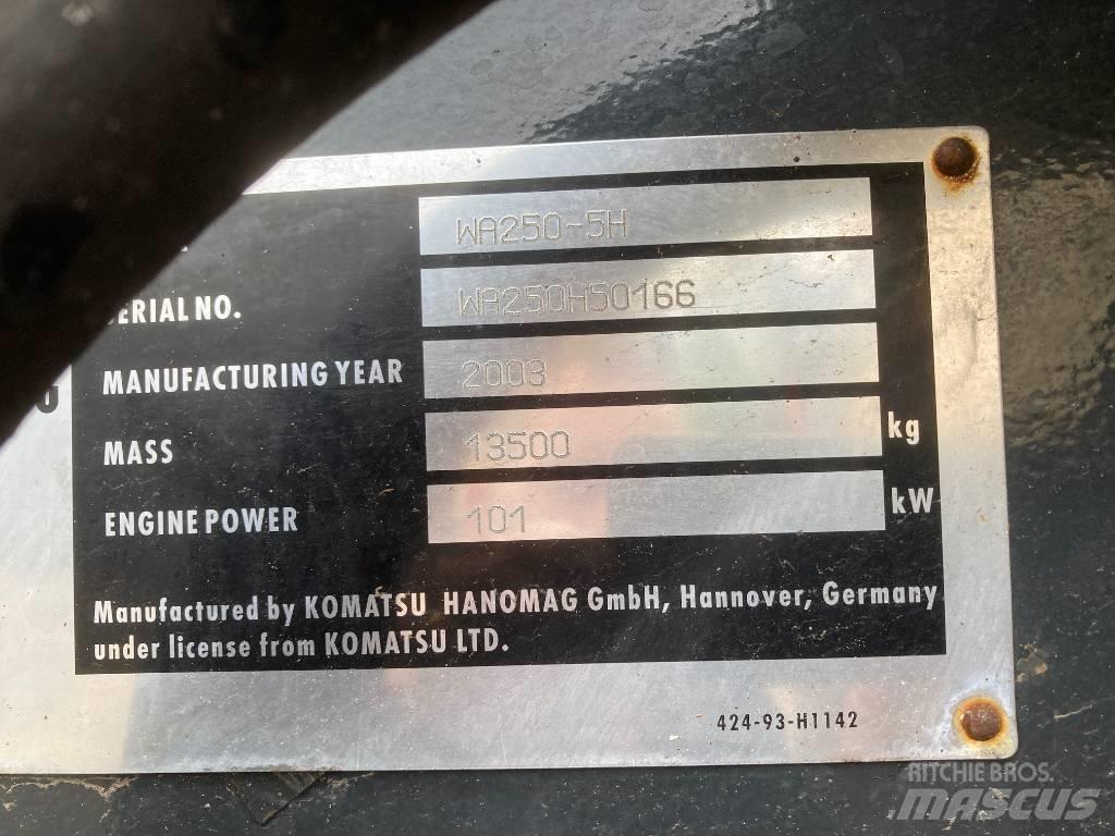 Komatsu WA 250 Wielladers