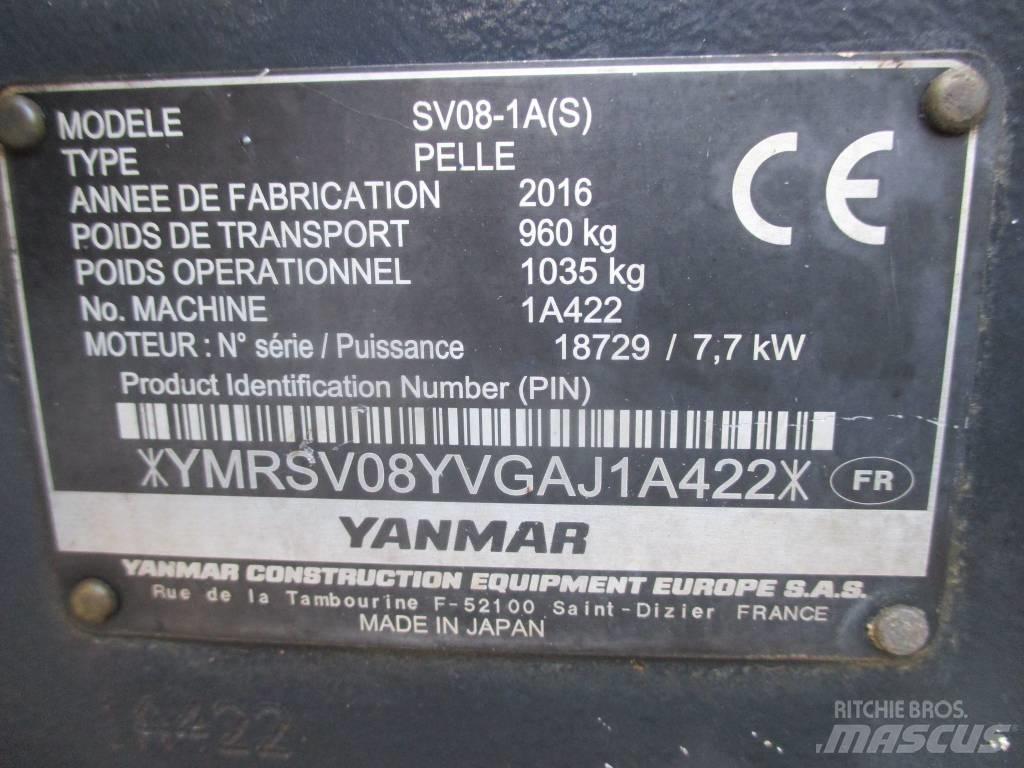 Yanmar SV 08-1 A Minigraafmachines < 7t