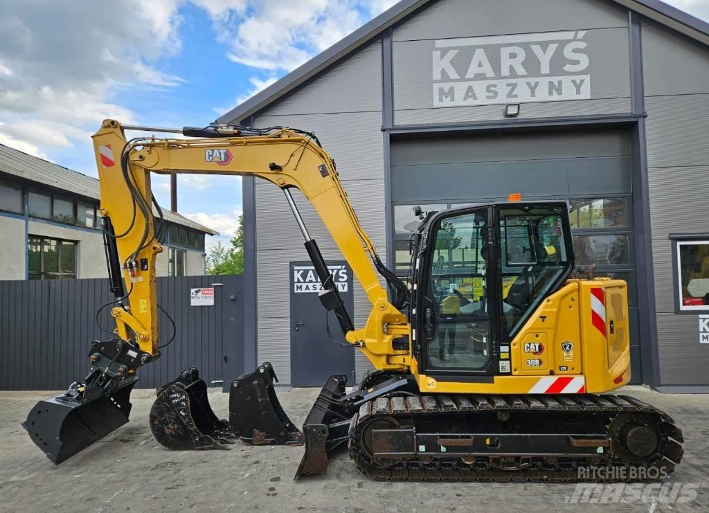 CAT 308 CR Midigraafmachines 7t - 12t