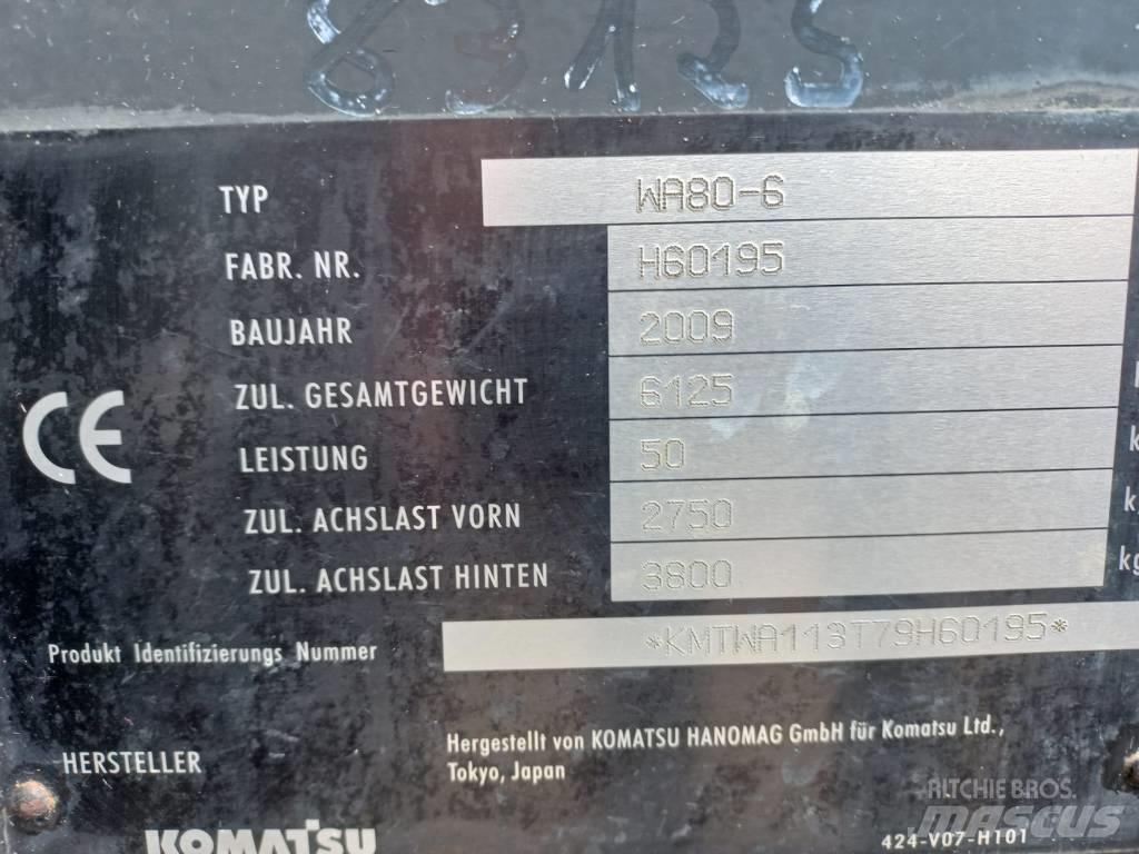 Komatsu WA 80-6 Wielladers
