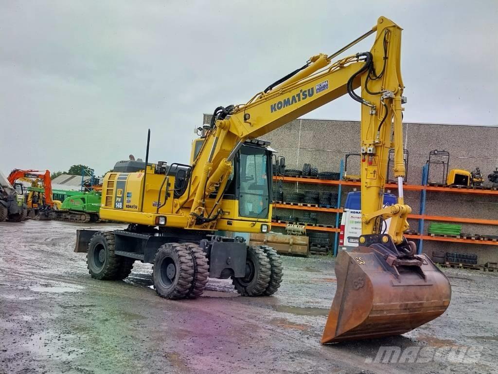 Komatsu PW 148-8 Wielgraafmachines