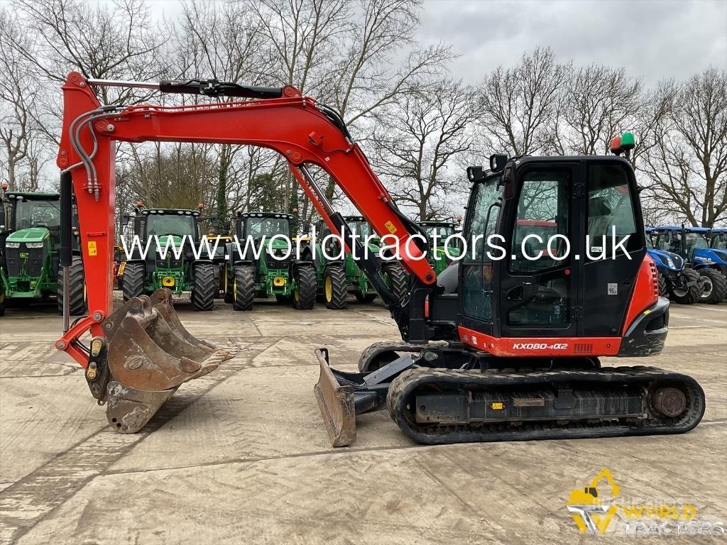 Kubota KX 080-4 Midigraafmachines 7t - 12t