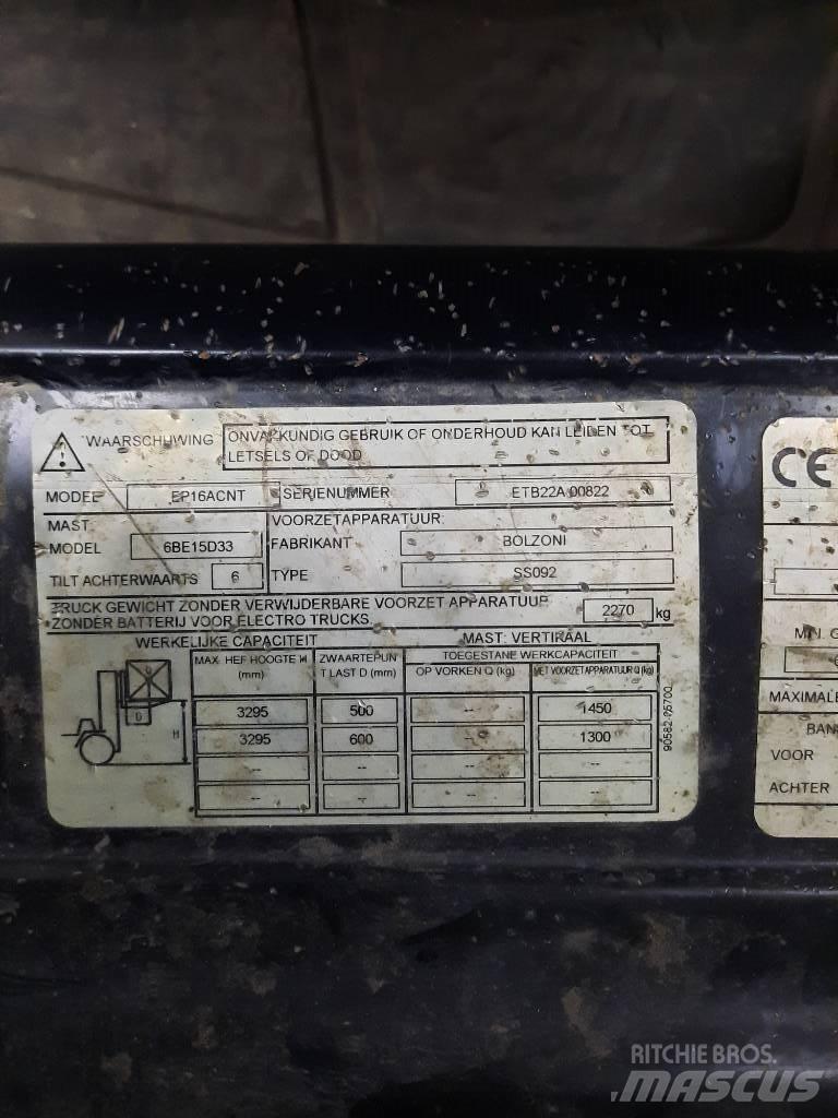 CAT EP16ACNT Elektrische heftrucks