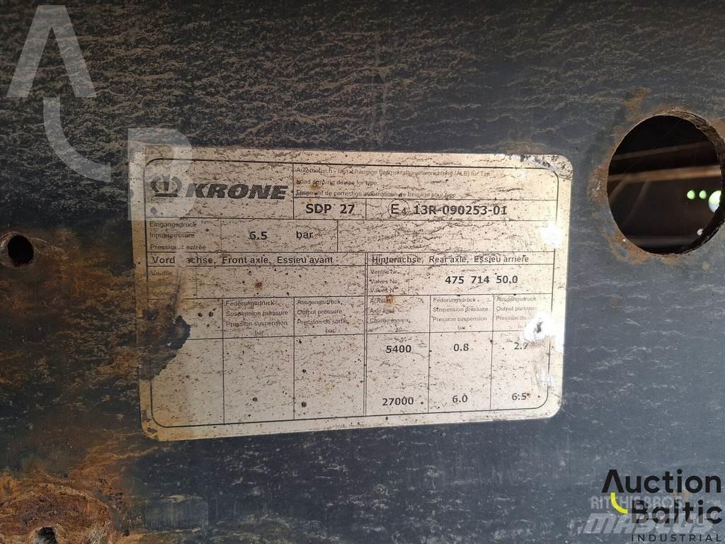 Krone SDP 27 Schuifzeilen