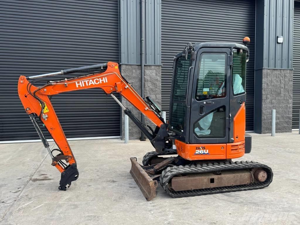 Hitachi ZX 26 U-6 cr Minigraafmachines < 7t