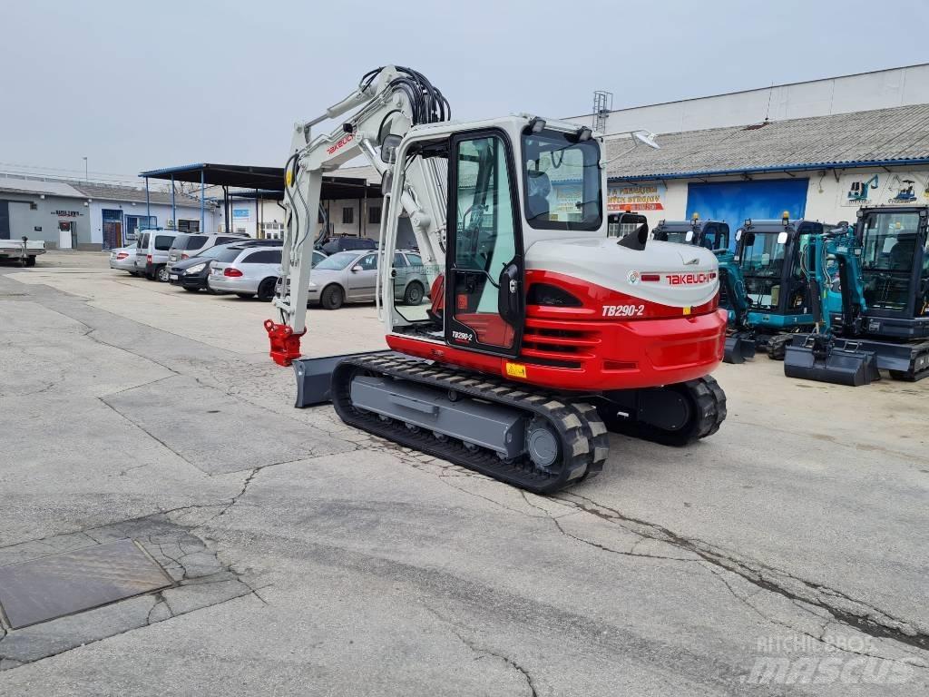 Takeuchi TB 290 CV Midigraafmachines 7t - 12t