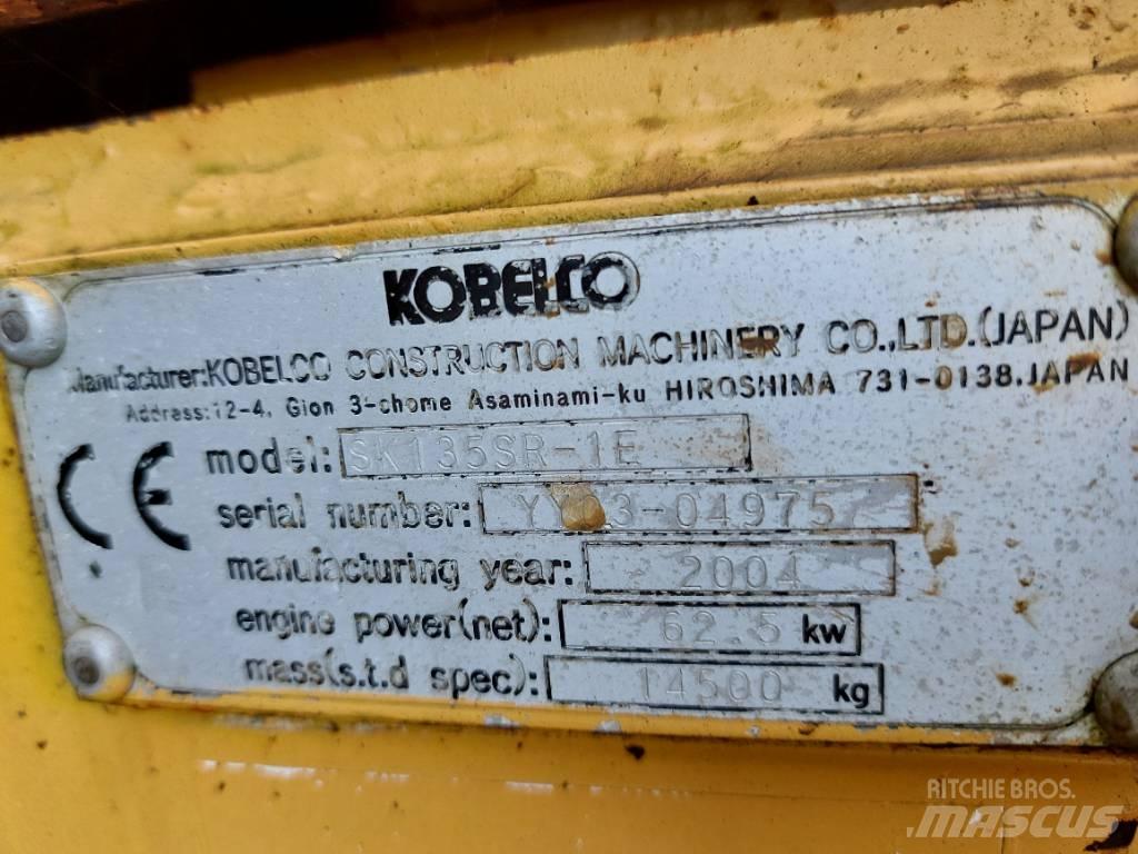 Kobelco SK 135SR Rupsgraafmachines