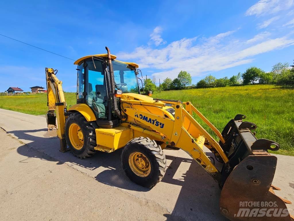 Komatsu WB 93 R Graaf-laadcombinaties