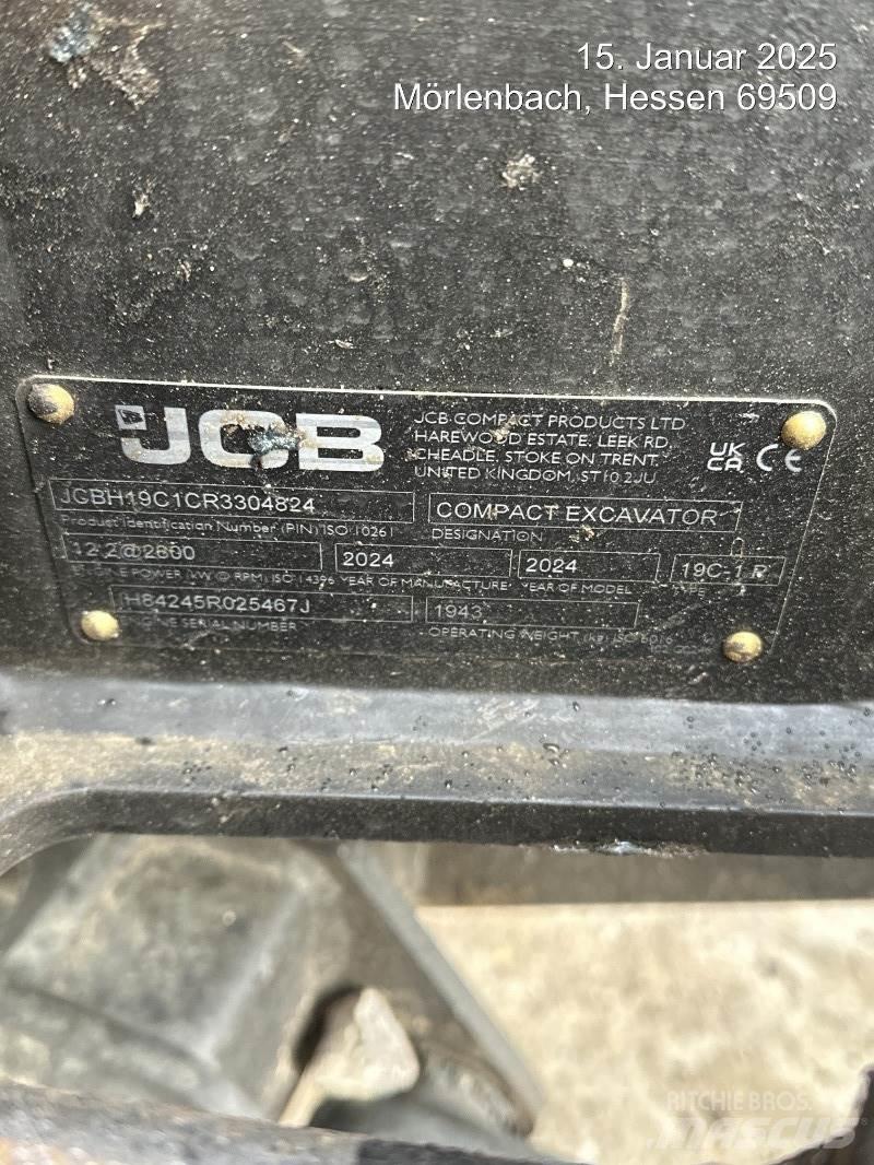 JCB 19C-1 Minigraafmachines < 7t