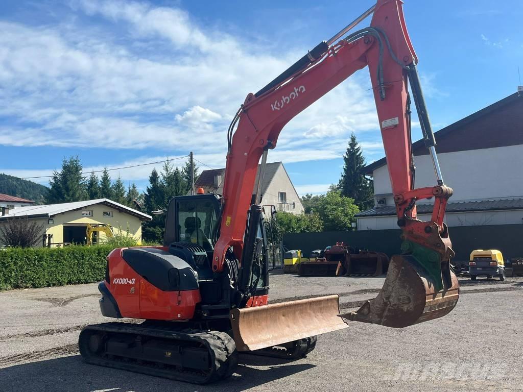 Kubota KX080 Midigraafmachines 7t - 12t