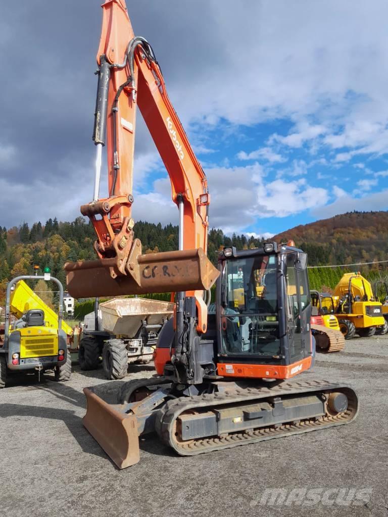 Kubota KX080 Midigraafmachines 7t - 12t