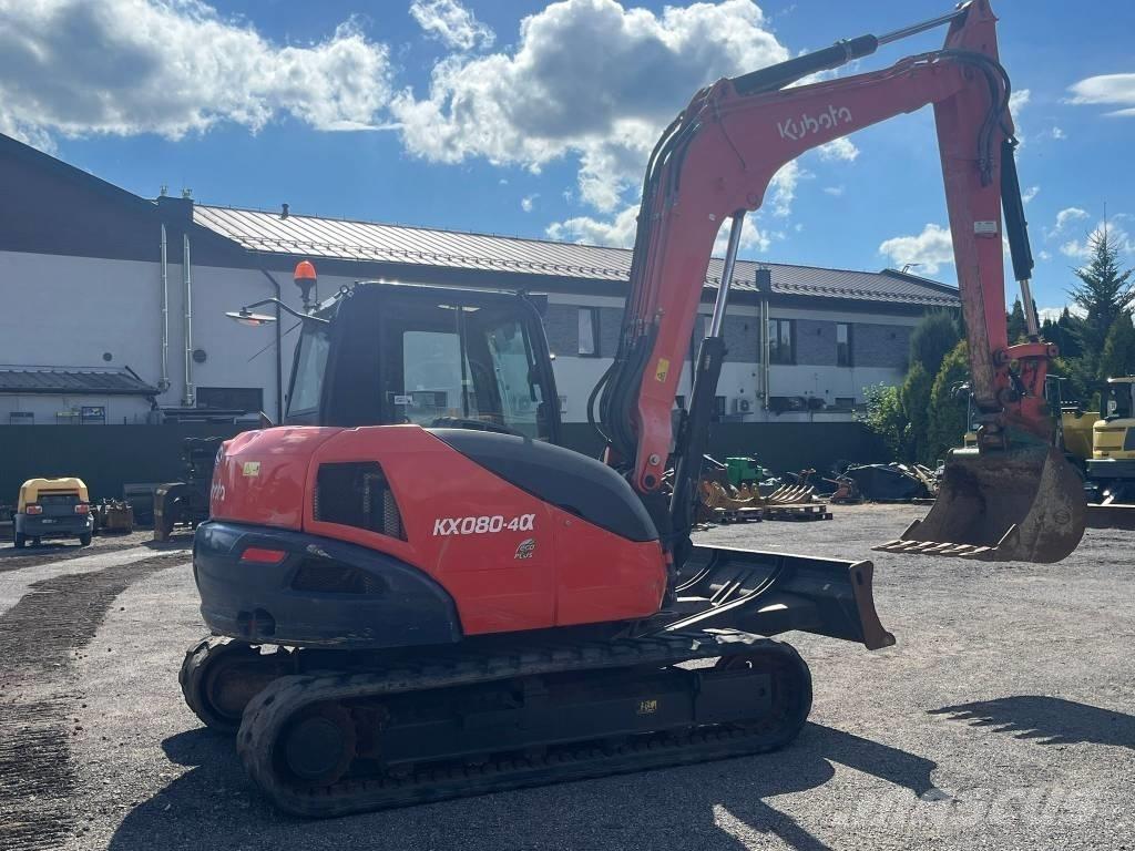 Kubota KX080 Midigraafmachines 7t - 12t