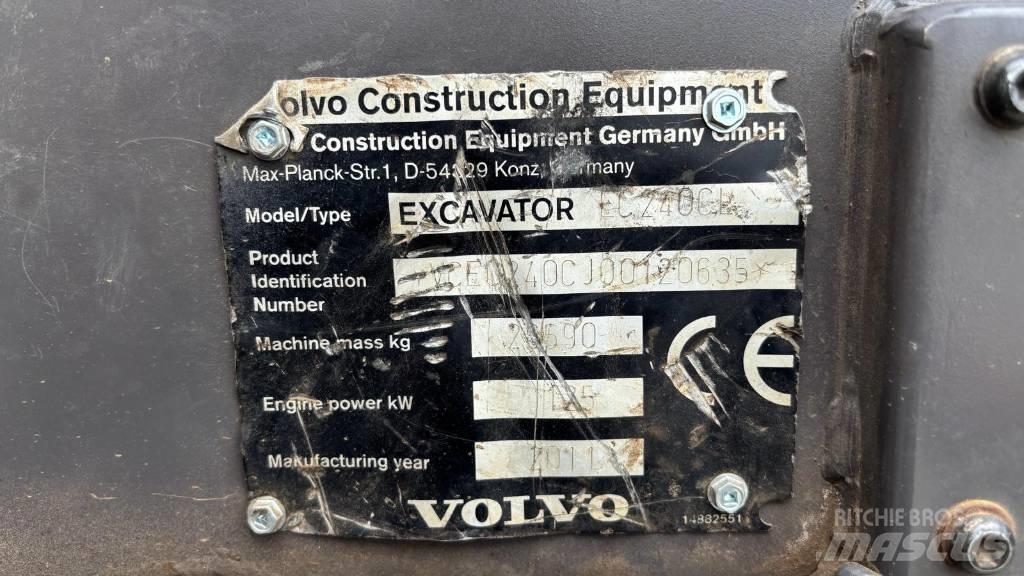Volvo EC 240 C L Rupsgraafmachines