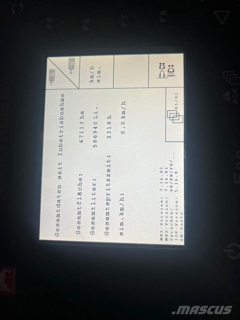 Amazone UX 4200 Getrokken spuitmachines