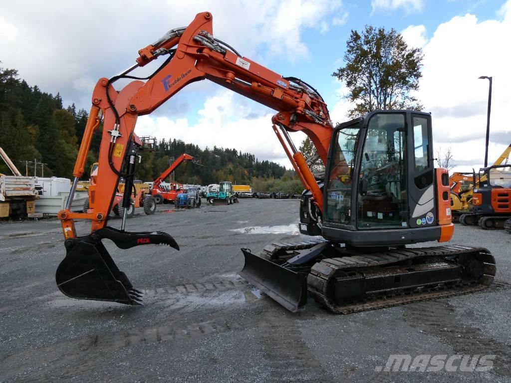 Hitachi ZX 75 US-5 Rupsgraafmachines