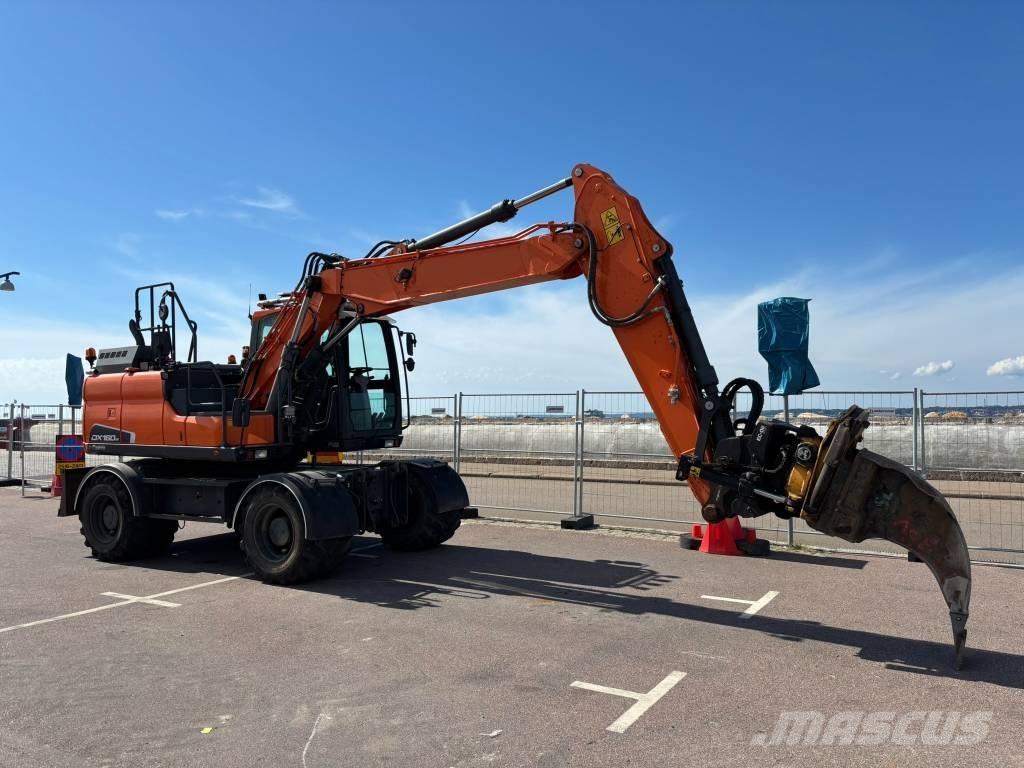 Doosan DX 160 W Wielgraafmachines