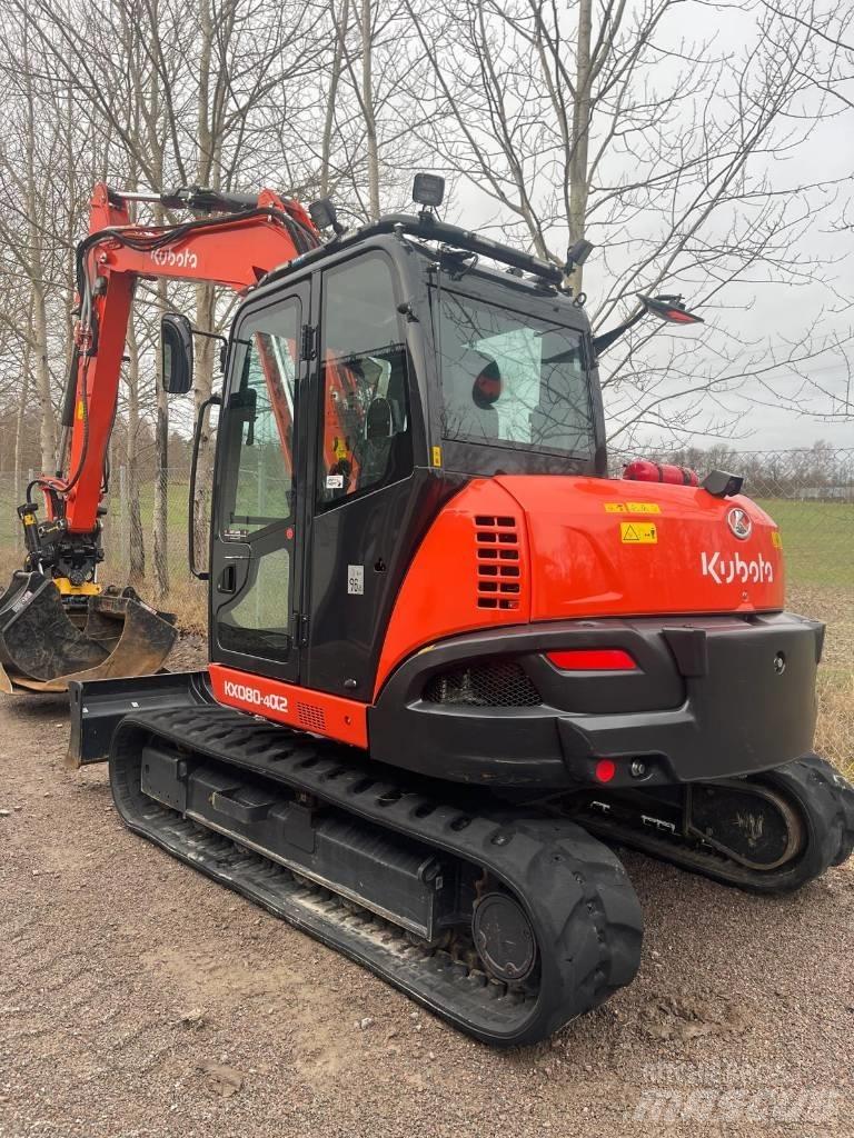 Kubota KX 080-4 Midigraafmachines 7t - 12t