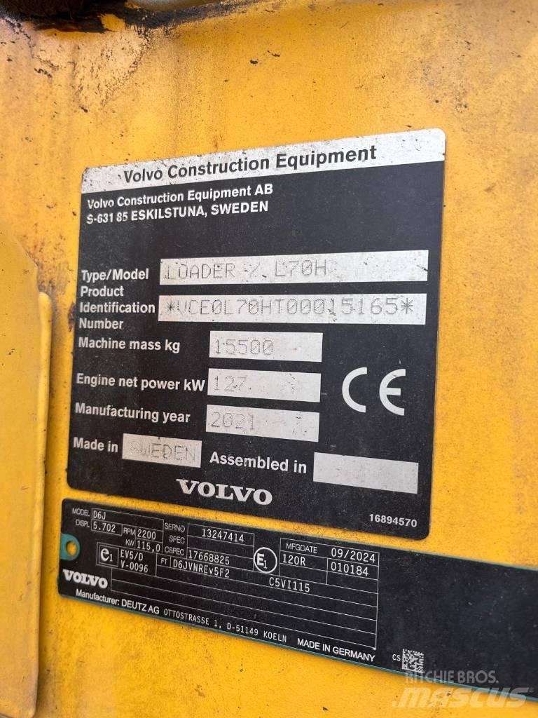 Volvo L 70 H Wielladers