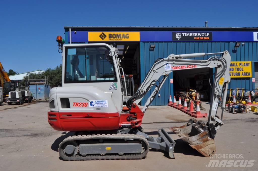 Takeuchi TB 230 Minigraafmachines < 7t
