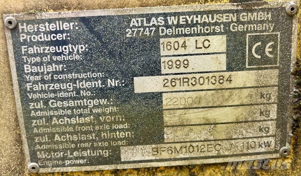 Atlas 1604 LC Rupsgraafmachines