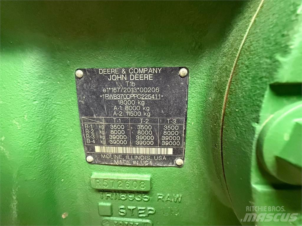 John Deere 8R370 Landbouw - overige