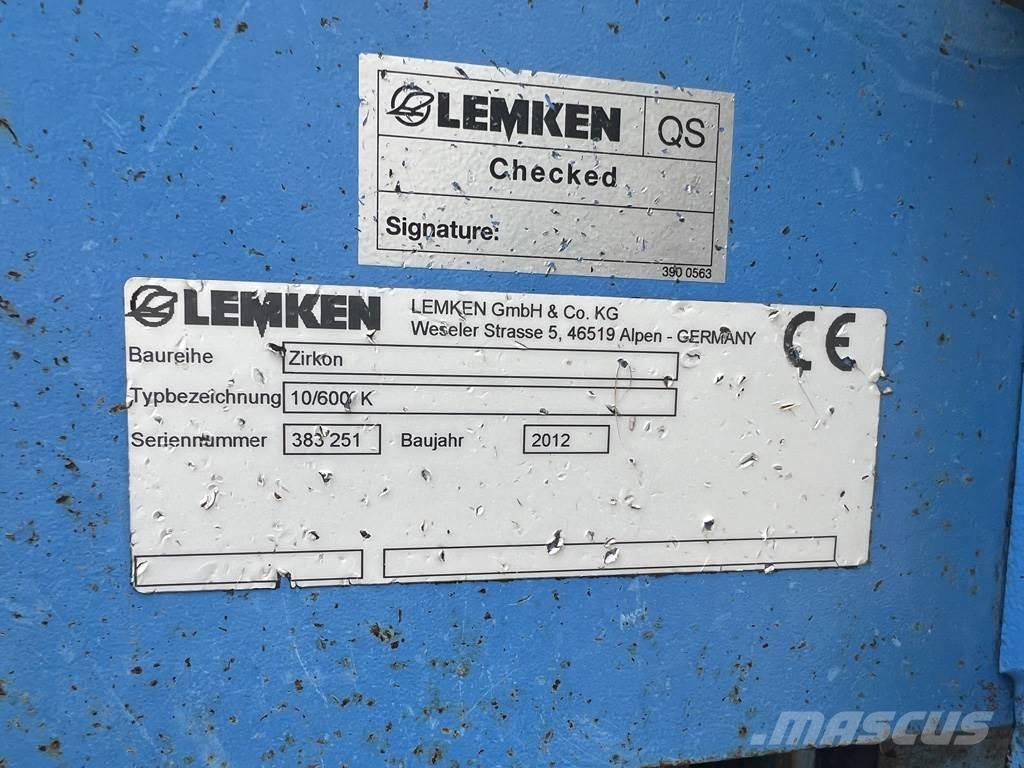 Lemken ZIRKON 10 Rotorkopeggen / rototillers