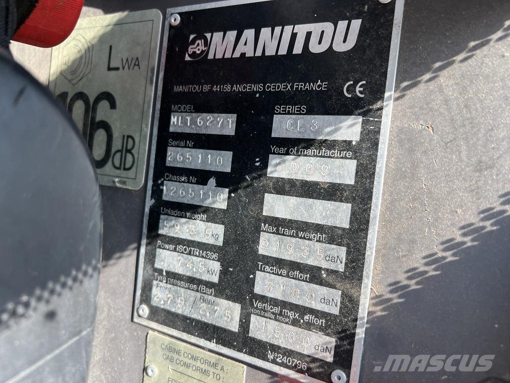 Manitou MLT627 Verreikers voor landbouw