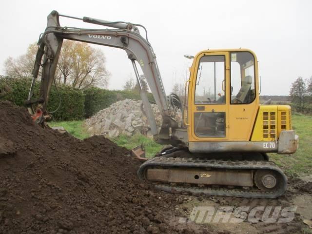 Volvo EC 70  ECR 88 Midigraafmachines 7t - 12t