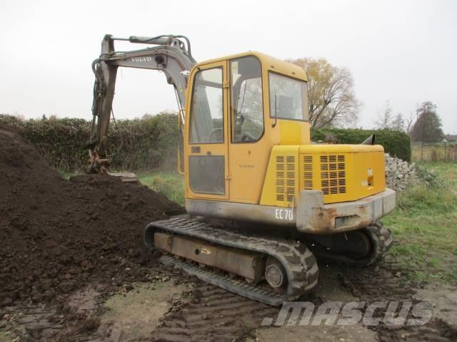 Volvo EC 70  ECR 88 Midigraafmachines 7t - 12t