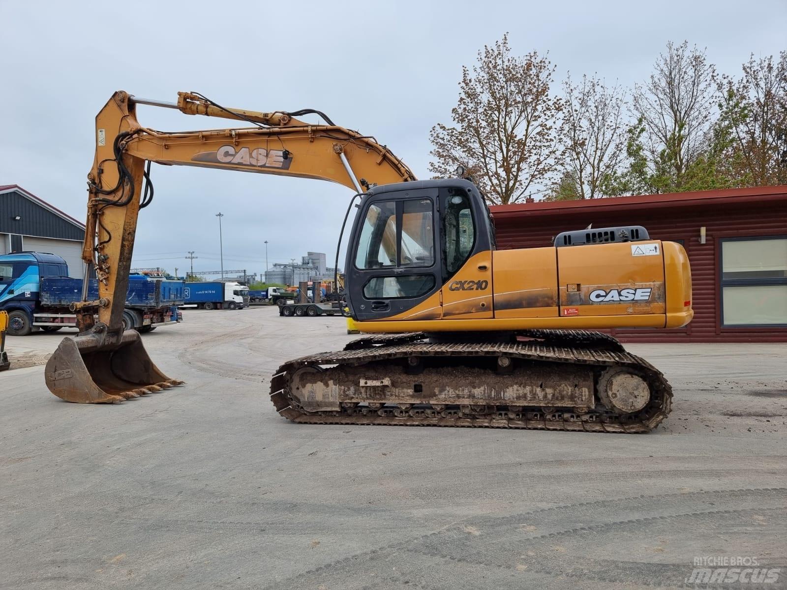 CASE CX 210 LC Rupsgraafmachines