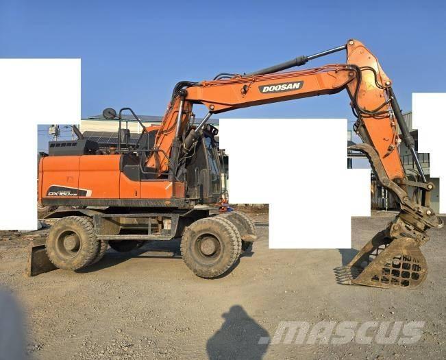Doosan DX 140 W-5 Wielgraafmachines