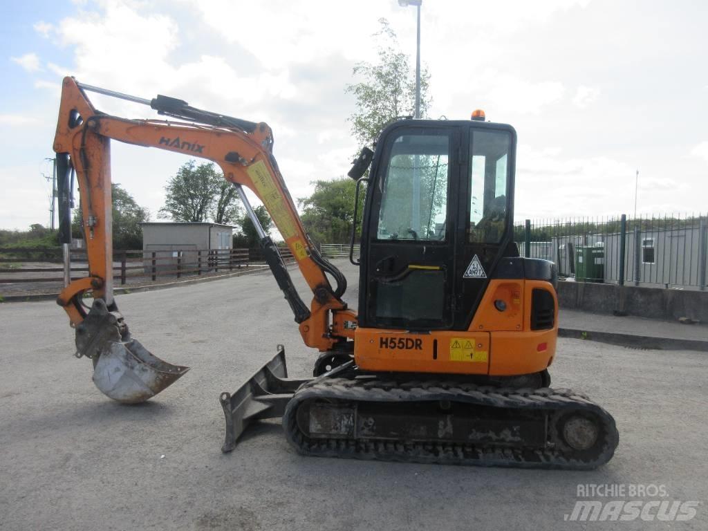 Hanix H 55 DR Minigraafmachines < 7t