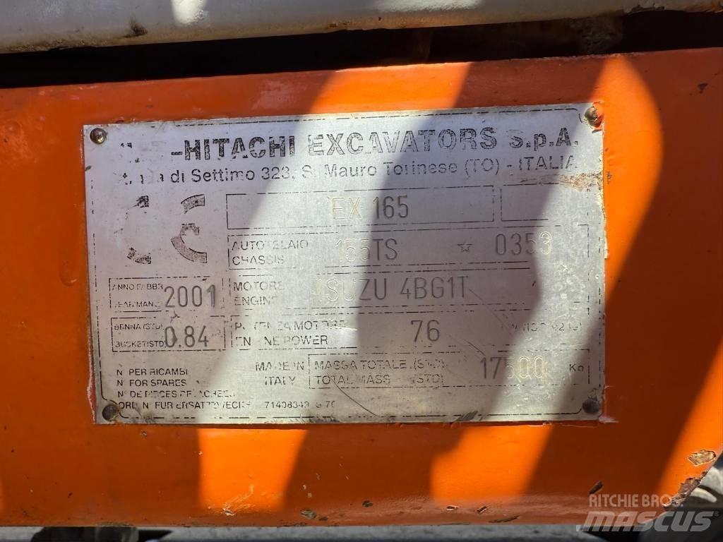 Fiat Hitachi EX 165 Rupsgraafmachines