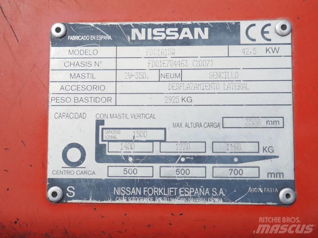 Nissan FD01 A 15 Q Diesel heftrucks