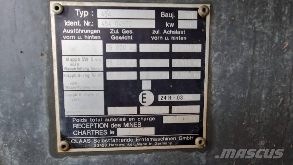 CLAAS lexion 460 Maaidorsmachines