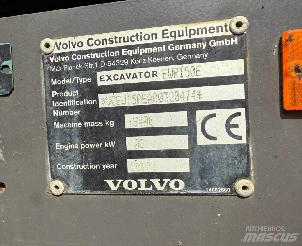 Volvo EWR150E Wielgraafmachines